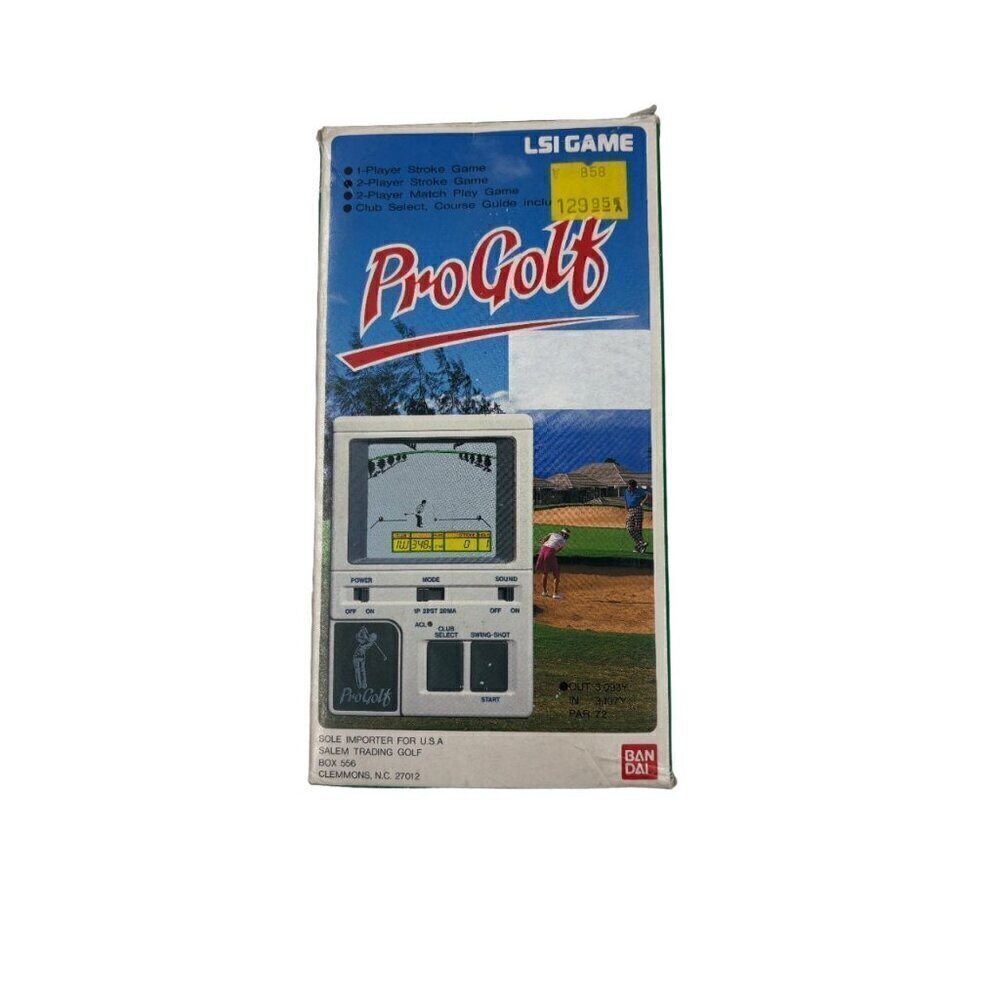 VTG 1984 Bandai LSI Pro Golf Handheld Electronic Game English TESTED